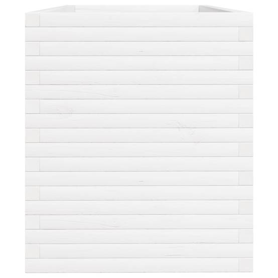 ComfortXL - Très Grande Jardinière Bois Pin Massif pour Terrasse Jardin Blanc 110cm – ComfortXL Outdoor Living - Image 6