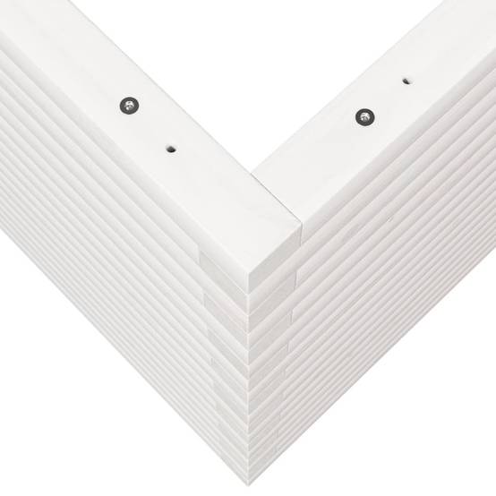 ComfortXL - Très Grande Jardinière Bois Pin Massif pour Terrasse Jardin Blanc 110cm – ComfortXL Outdoor Living - Image 8