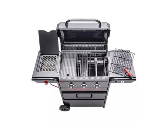 Char-broil - Barbecue hybride gaz et charbon Gas2coal Special Edition - 3 brûleurs + Housse + Kit 3 ustensiles - Char-Broil - Image 5