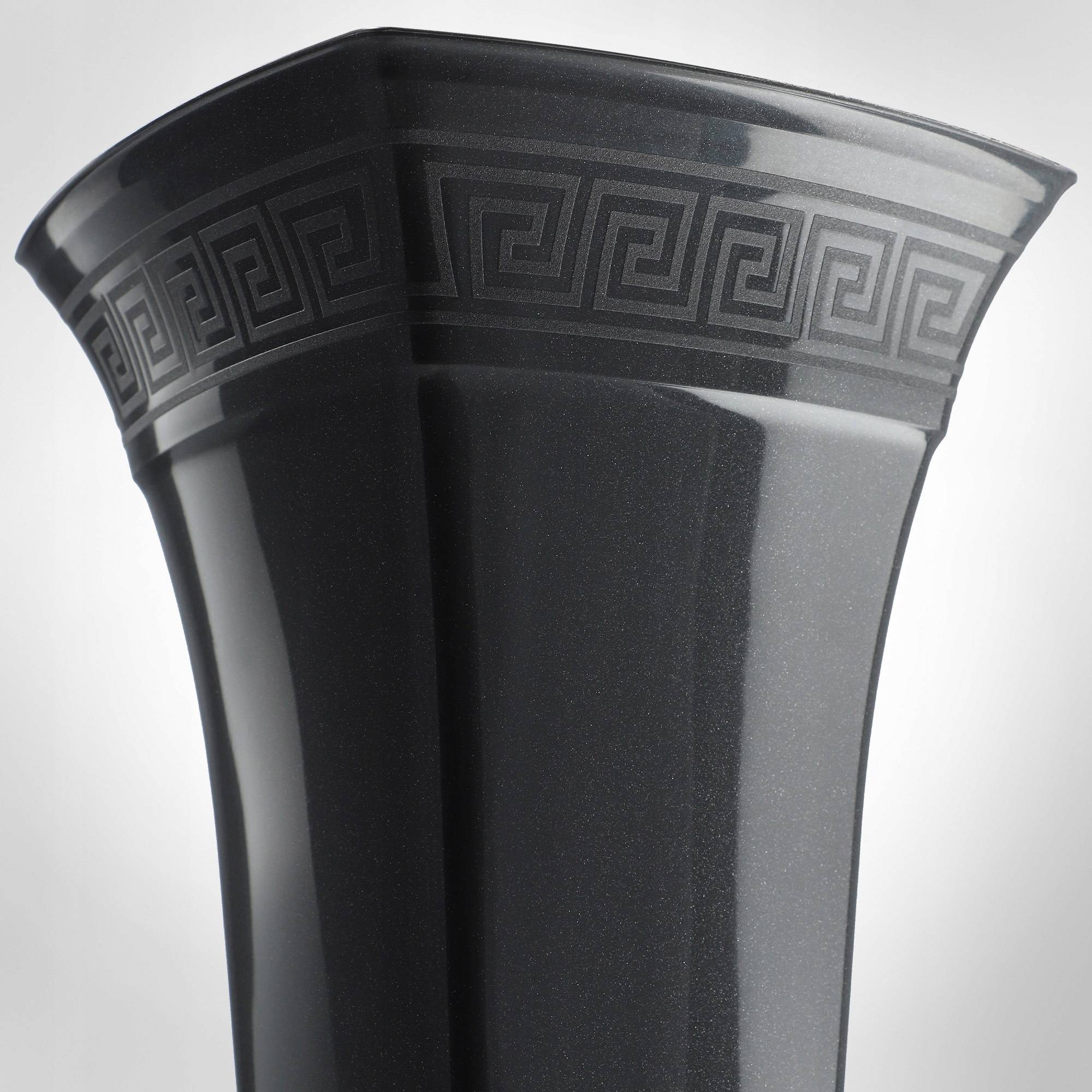 Vase Cimetière 30cm Graphite Résistant Décoration Mémoire - Image 7