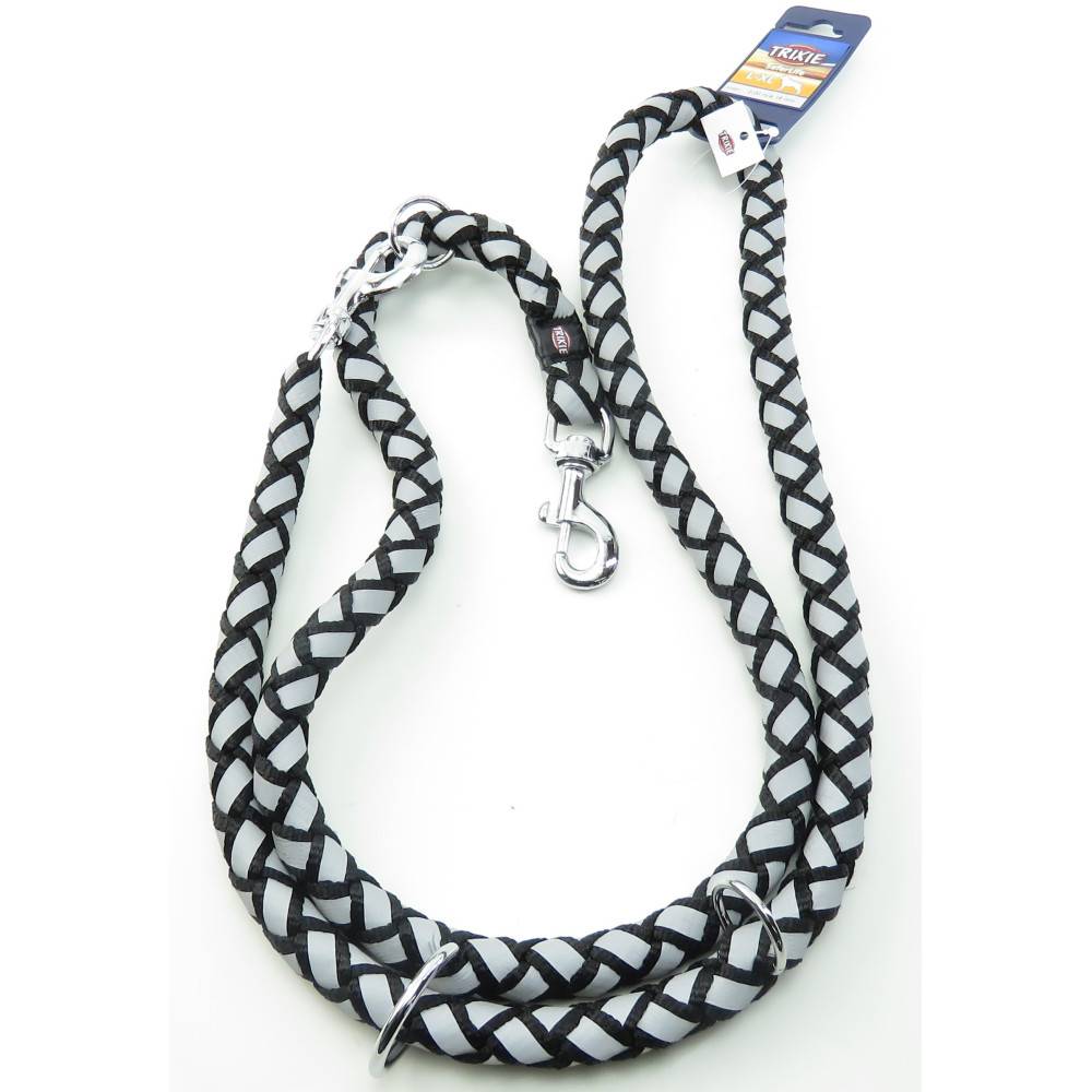 Trixie - Trixie - Laisse Cavo Reflect ø18mm x 2 M.  L-XL réglable Noir pour chien - Image 3