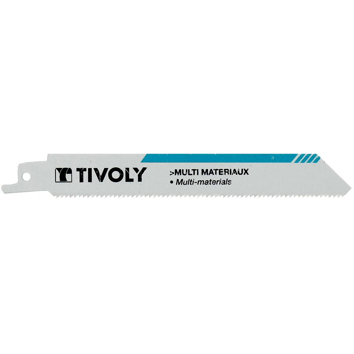 Tivoly - Lame de scie sabre Multi Matériaux HSS L200mm coupe tubes, plaques jusqu'à 15cm épaisseur TIVOLY - Image 1