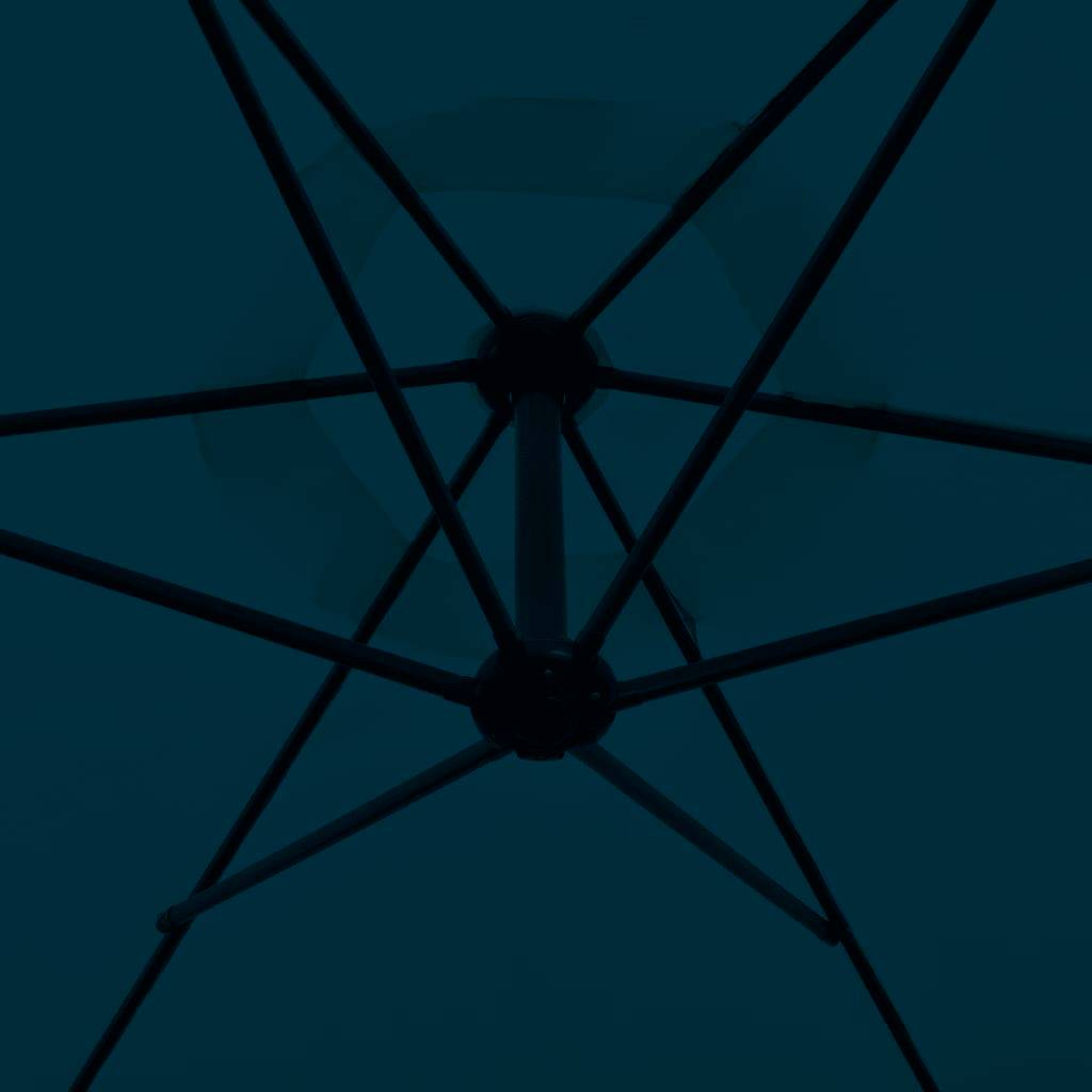Parasol de jardin - parasol d'extérieur en porte-à-faux 3 m bleu ...
