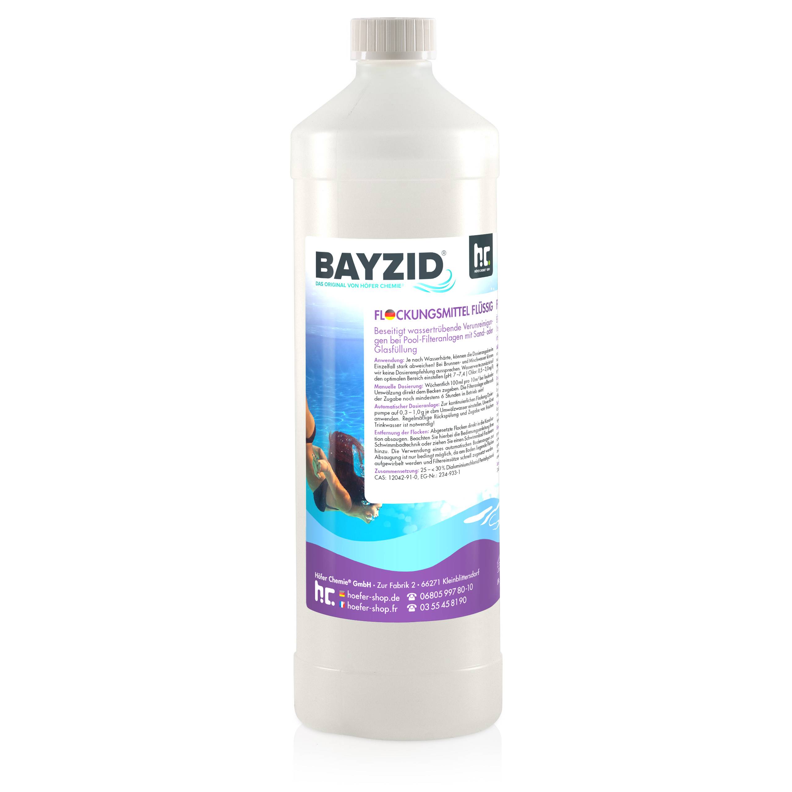 Floculant liquide Bayzid® en bouteille de 1 L x 1 - Image 1