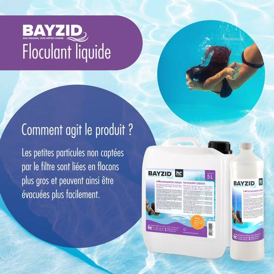 Floculant liquide Bayzid® en bouteille de 1 L x 1 - Image 3