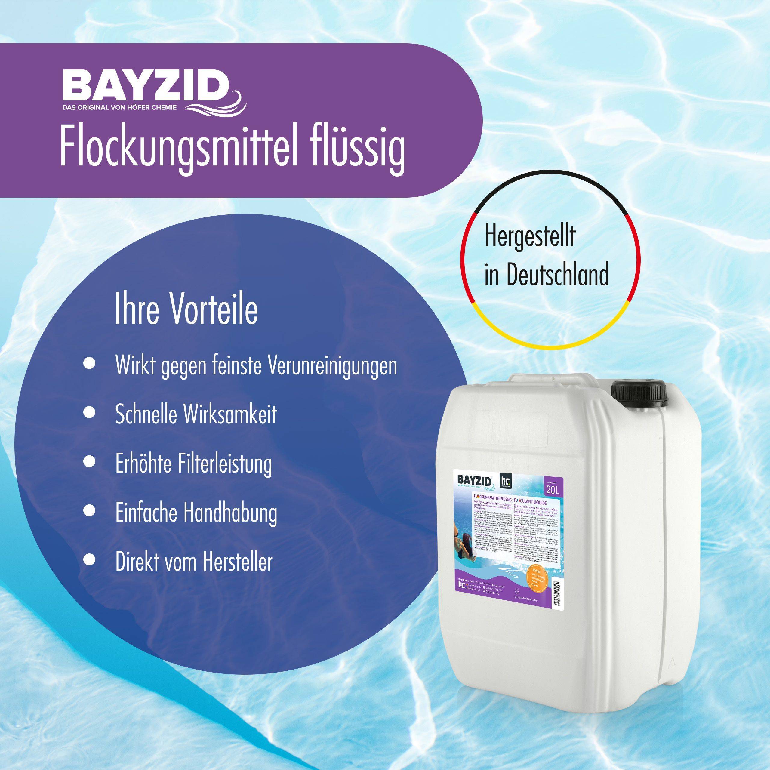 Floculant liquide Bayzid® en bouteille de 1 L x 1 - Image 4