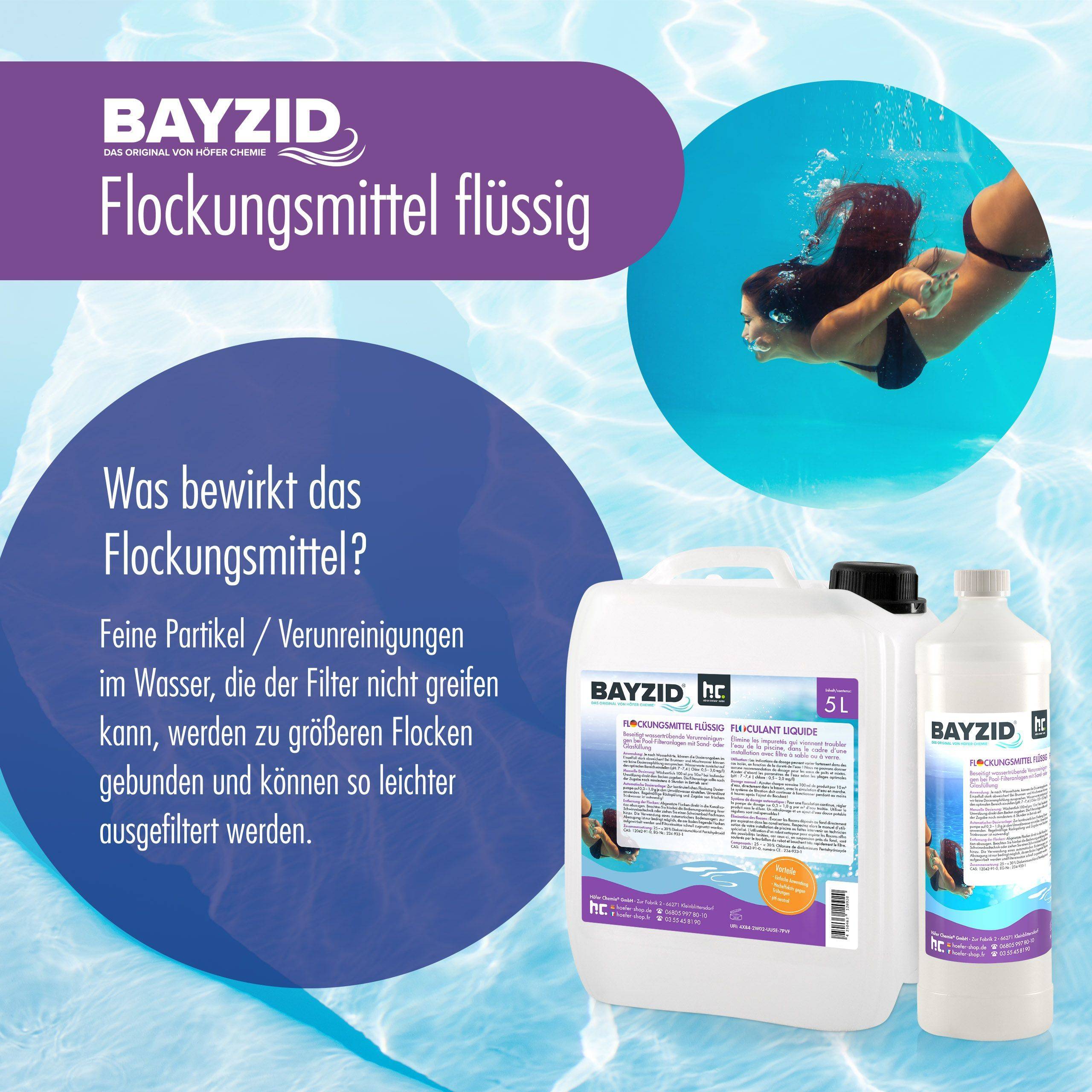 Floculant liquide Bayzid® en bouteille de 1 L x 1 - Image 2