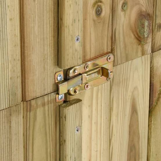 Abri à outils pour jardin Pin 85 x 48 x 177 cm marron - Image 5