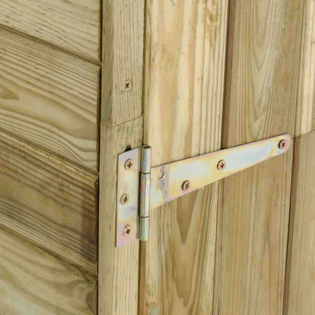 Abri à outils pour jardin Pin 85 x 48 x 177 cm marron - Image 6