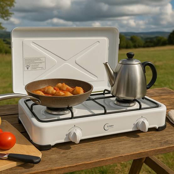 Cuisinière à gaz extérieure, cuisinière de Camping Portable Camping en Cuisinière à gaz extérieure, cuisinière de Camping Portable Camping en