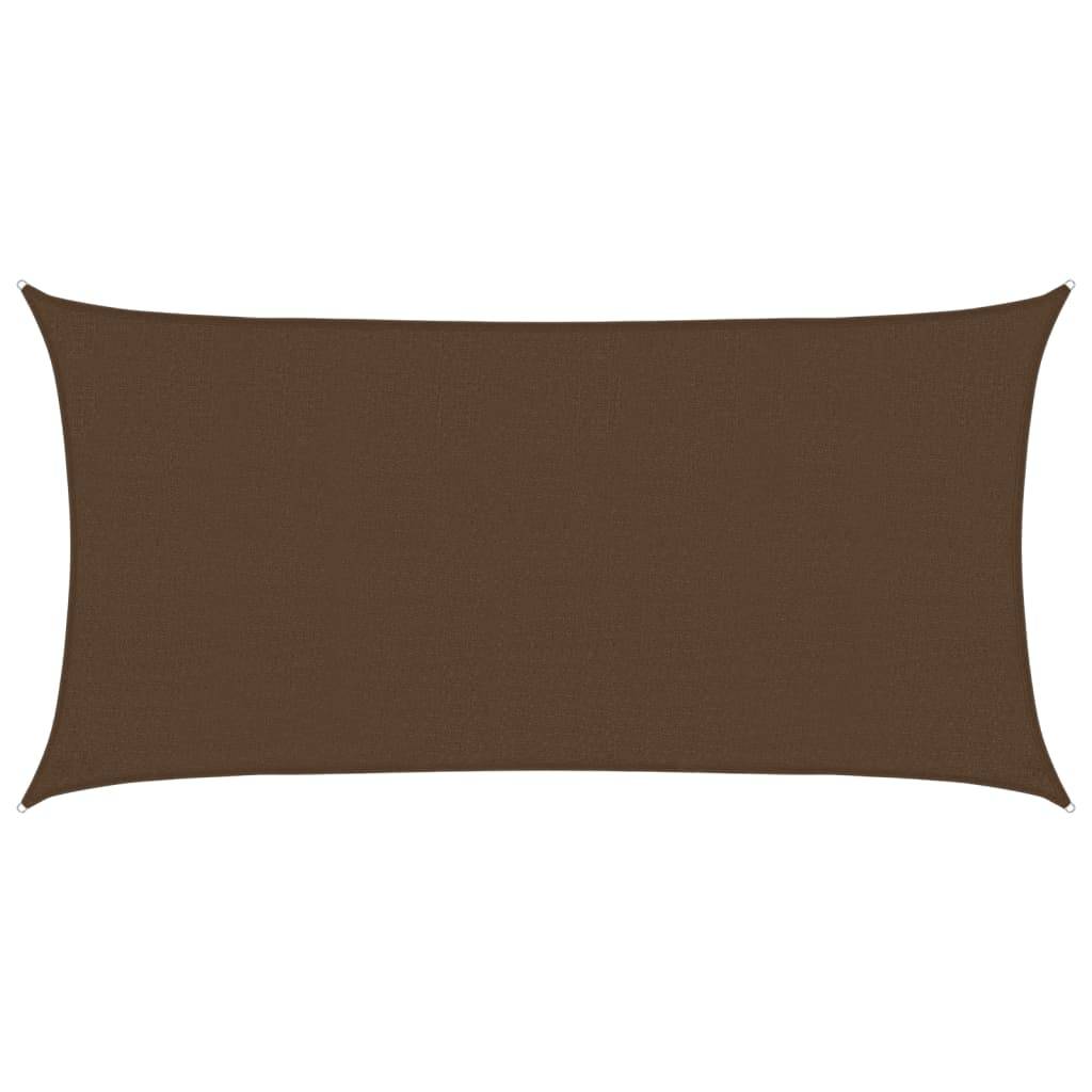 Voile d'ombrage PEHD Marron 2,5 x 4,5 m - PANGIVO - Image 1
