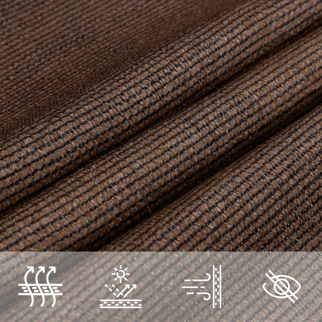 Voile d'ombrage PEHD Marron 2,5 x 4,5 m - PANGIVO - Image 7