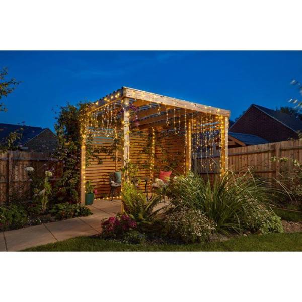 Guirlande solaire - SMART SOLAR - 200 Leds - Blanc froid / Chaud - Image 4