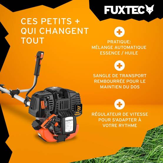 FUXTEC - Débroussailleuse thermique 4 temps - FUXTEC FX-4MS131 - 31cm3 1 CV - Image 4