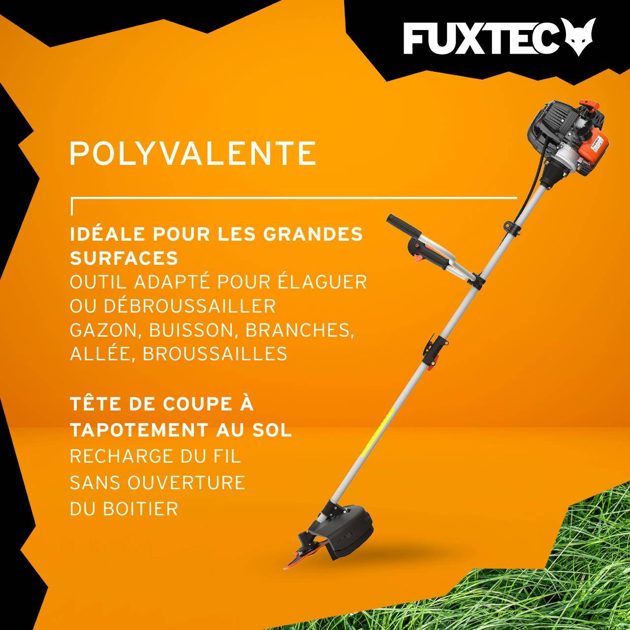 FUXTEC - Débroussailleuse thermique 4 temps - FUXTEC FX-4MS131 - 31cm3 1 CV - Image 5