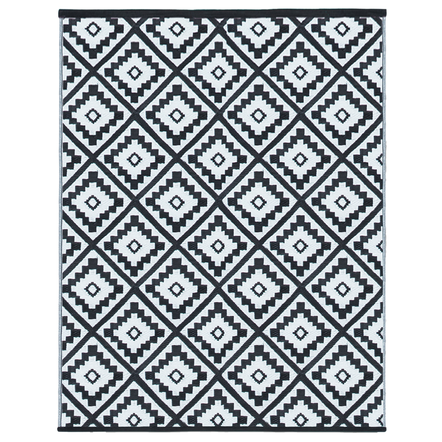 Tapis extérieur BAHAMAS noir 160 x 260 CM - Image 2