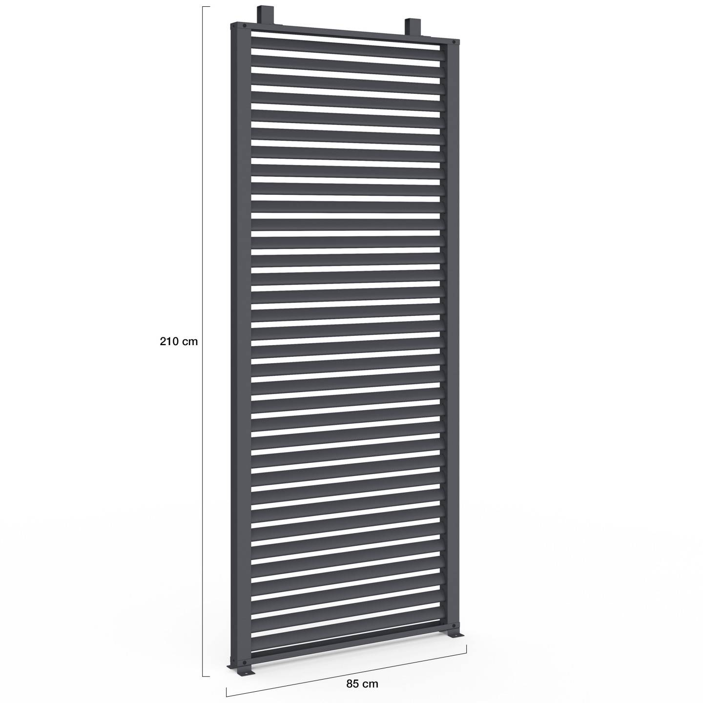 Pergola édition collector persienne toit rétractable 3x4M 4 pans modulables gris anthracite - Image 7