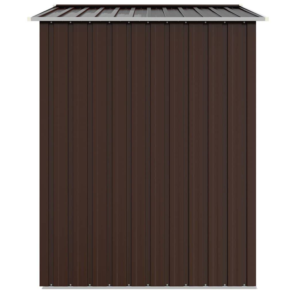 Vidaxl - Abri de jardin Marron 205x129x183 cm Métal galvanisé vidaXL 46300 - Image 6