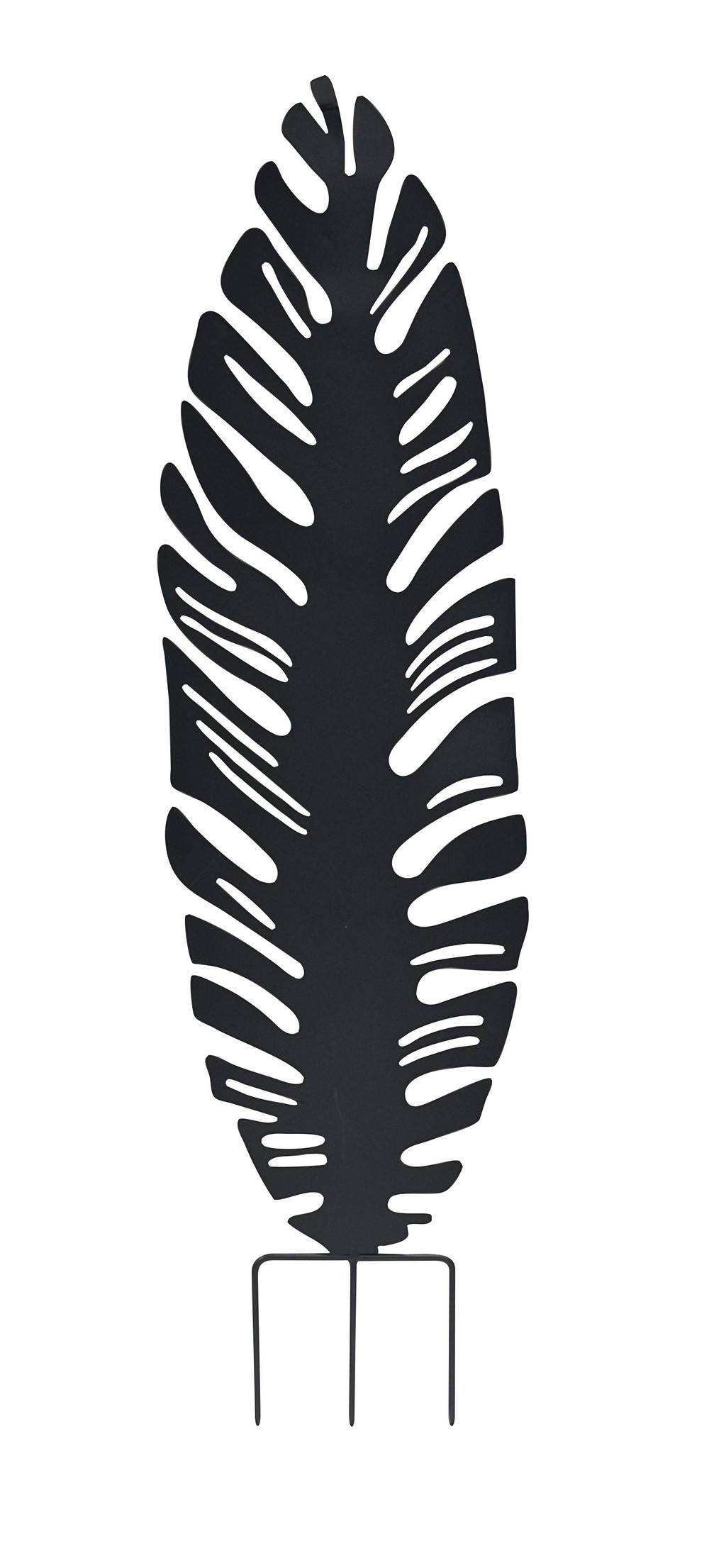 Louis Moulin - Déco en métal à planter Feuille - 40x130 cm - anthracite Louis Moulin - Image 1