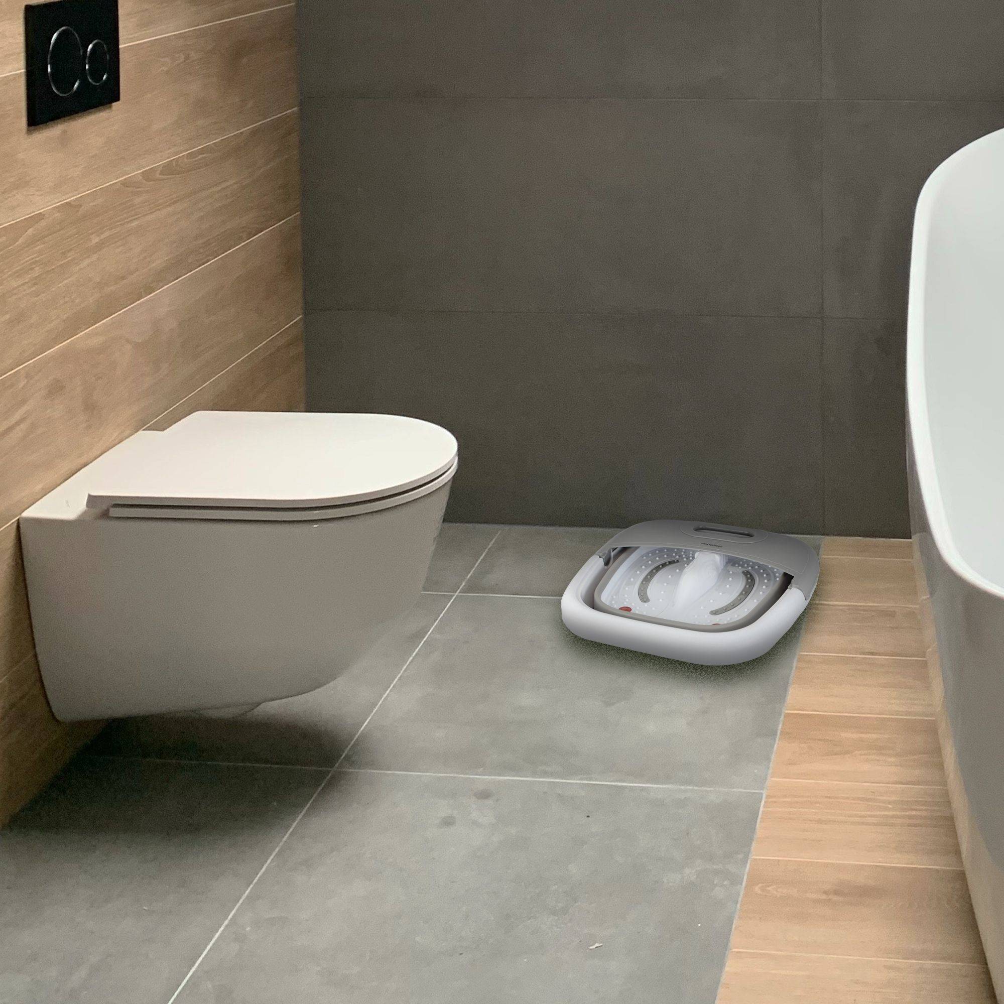 FISHTEC - Bain de Pieds Pliable - Thalasso Relaxante - Massage Bulles et Vibrations - Fonction Chaleur - Idéal Détente - Image 5