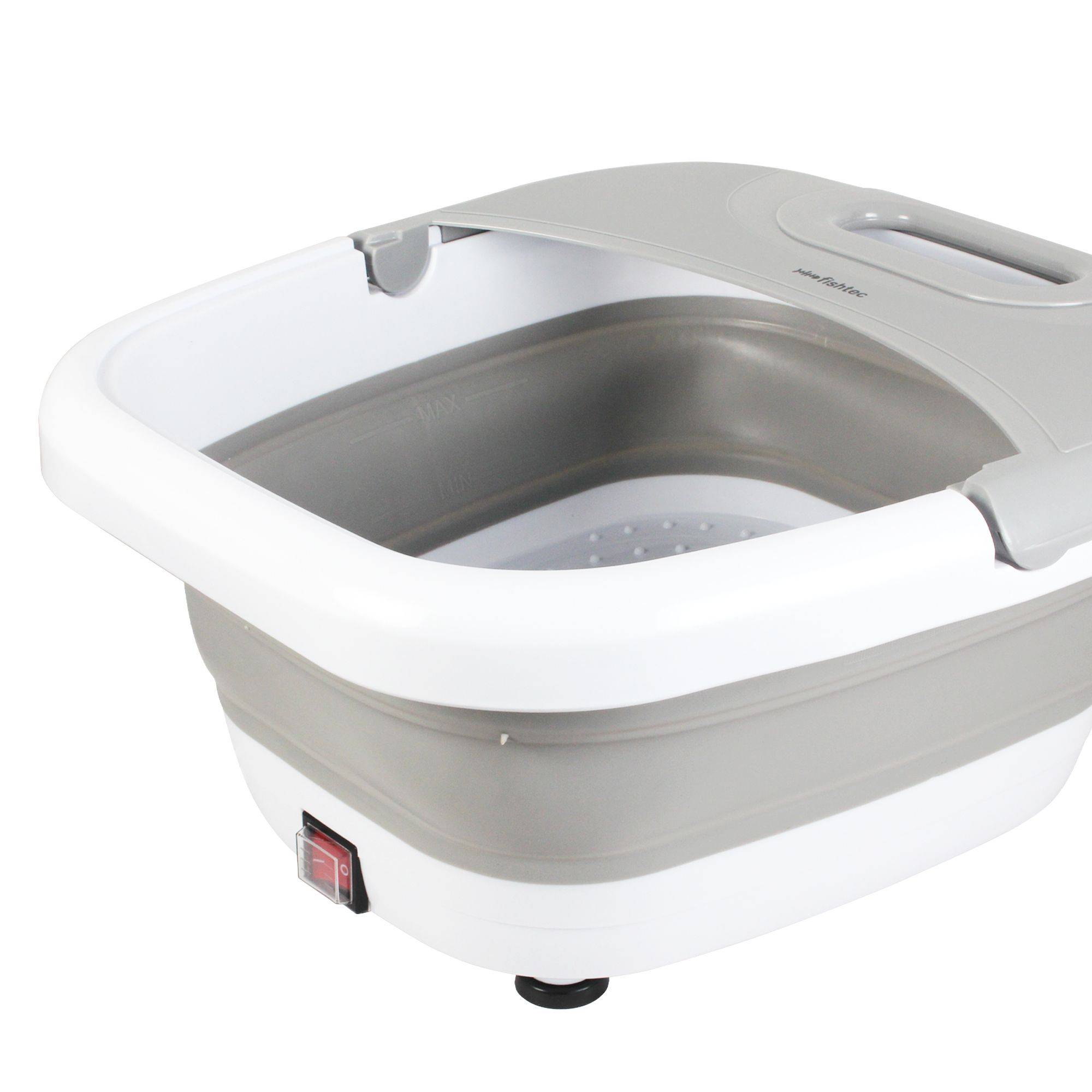 FISHTEC - Bain de Pieds Pliable - Thalasso Relaxante - Massage Bulles et Vibrations - Fonction Chaleur - Idéal Détente - Image 9