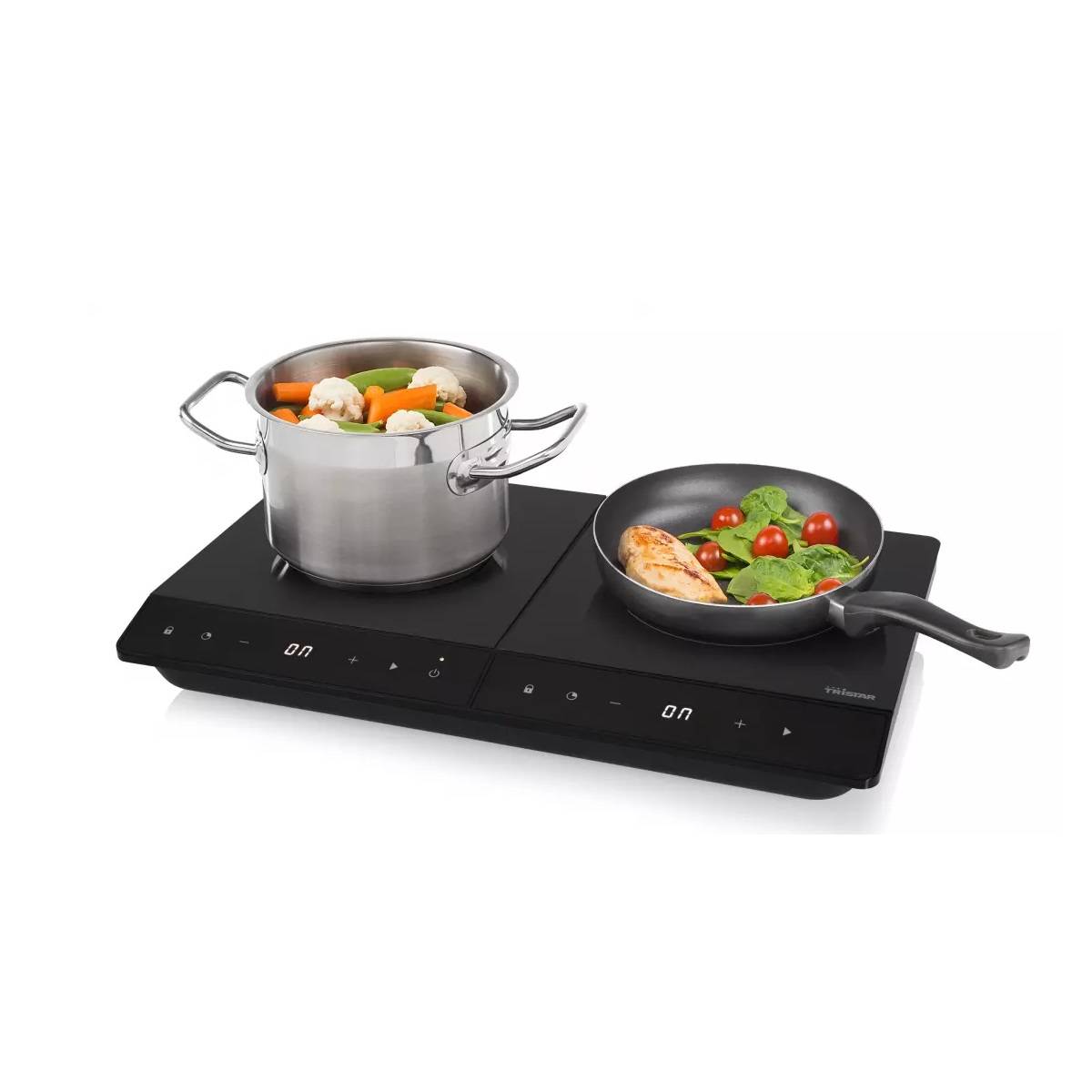 Réchaud induction posable 2 feux 2000w IK-6162 Tristar - Image 2