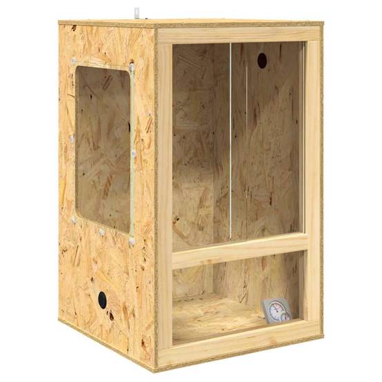 Vidaxl - Terrarium Marron 50 x 50 x 80 cm OSB vidaXL 876733 - Image 2