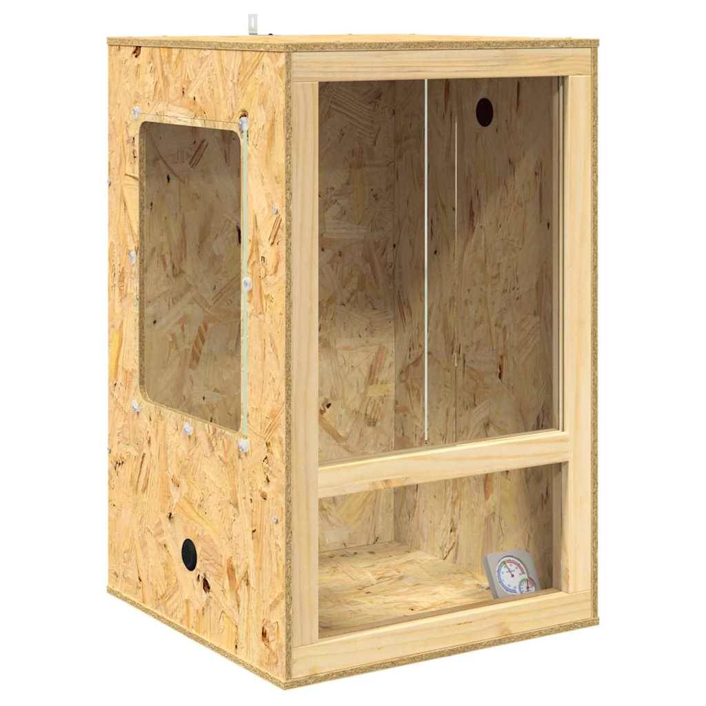 Vidaxl - Terrarium Marron 50 x 50 x 80 cm OSB vidaXL 876733 - Image 2