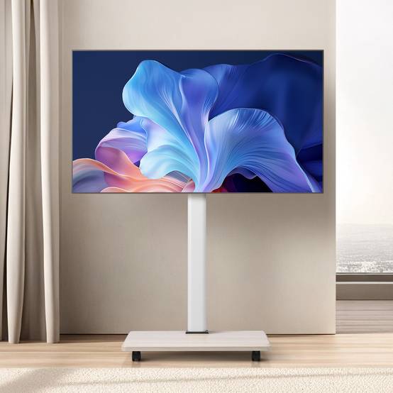VEVOR Support TV à roulettes pour écrans 81-178cm, rotation 25°, hauteur réglable, charge 45kg, VESA 600x400mm. - Image 8
