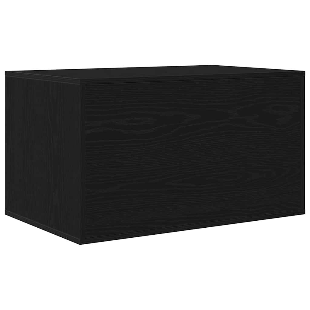 Grand meuble cache-litière pour chat en bois Table d'appoint Chêne Noir 80cm – ComfortXL Pet Living - Image 8