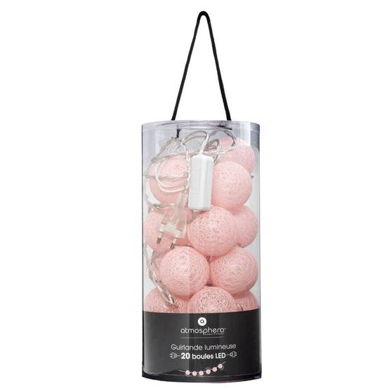 Atmosphera - Guirlande LED secteur rose L435cm - Atmosphera Créateur d'intérieur - Image 5