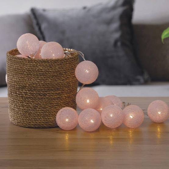 Atmosphera - Guirlande LED secteur rose L435cm - Atmosphera Créateur d'intérieur - Image 3