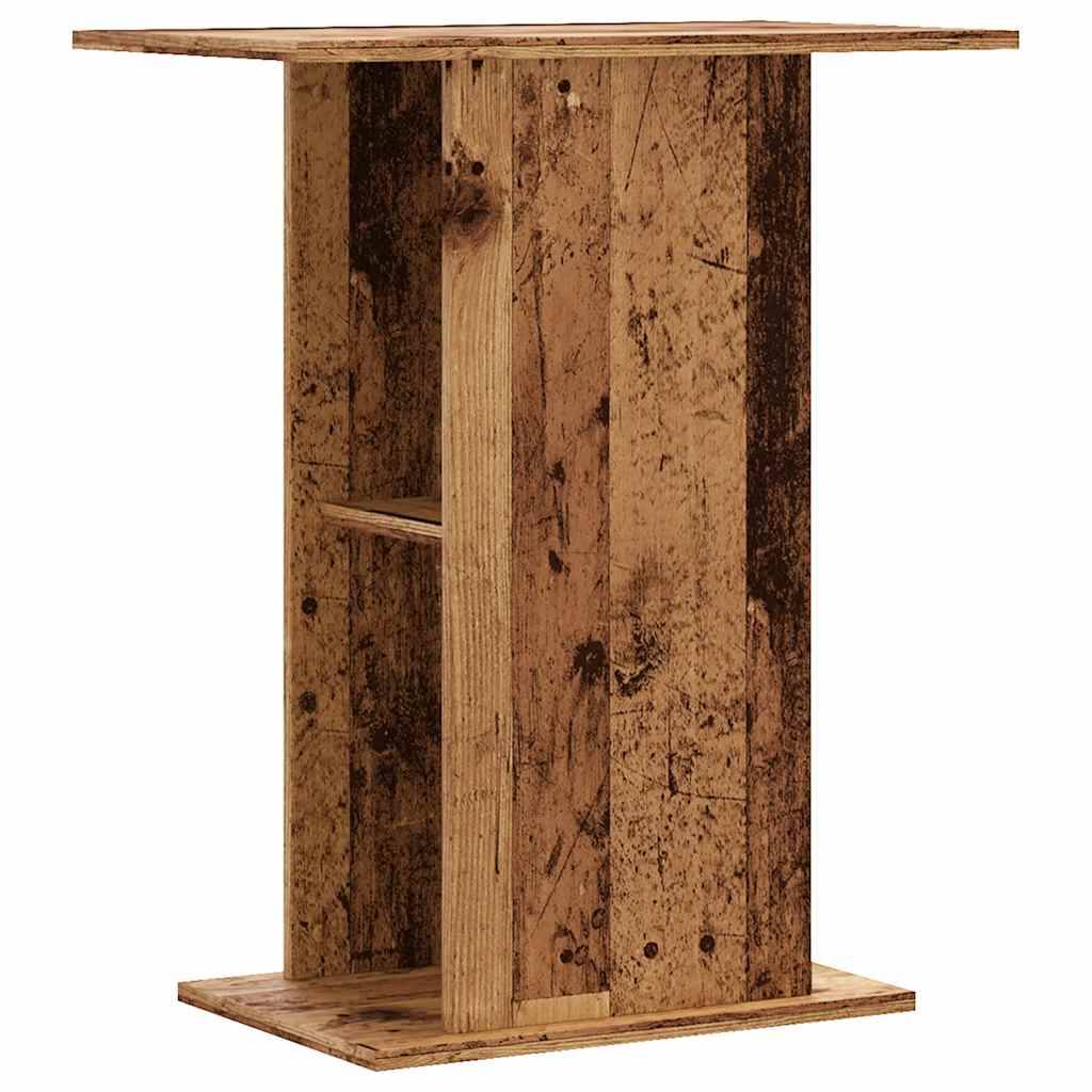 Support d'aquarium Bois d'Ingénierie compact avec Étagères Ouvertes 36x60,5x72,5 cm - ComfortXL Outdoor Living - Image 6