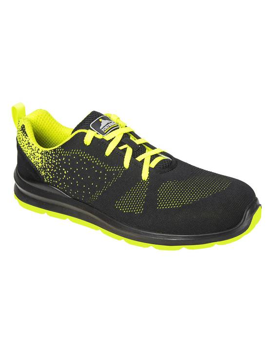 Chaussure Steelite Aire S1p Couleur : Noir/vert Taille 46 - Portwest