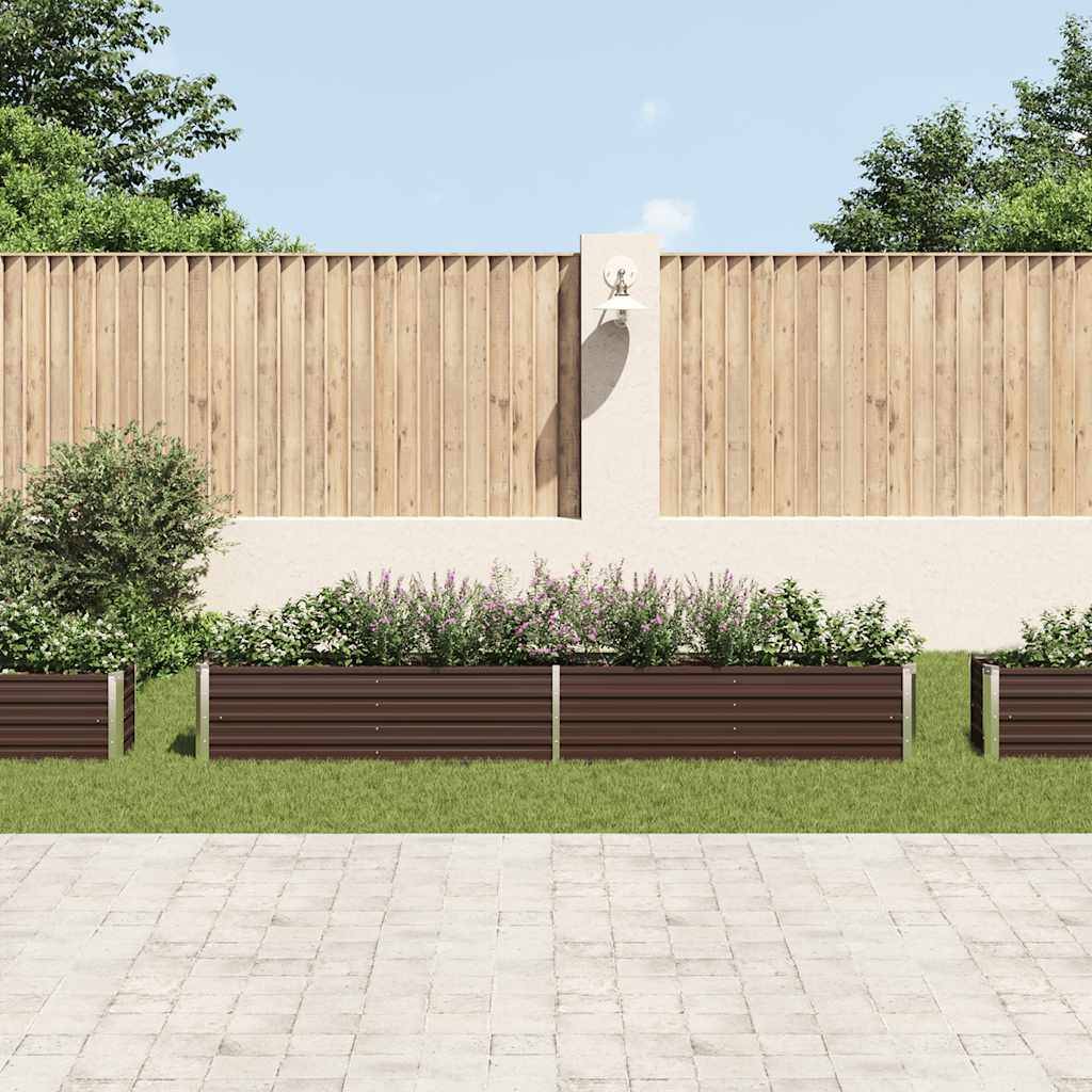 Prolenta Premium - Jardinière acier marron  320 x 40 x 45 cm  - Prolenta premium p342.8 - Image 3