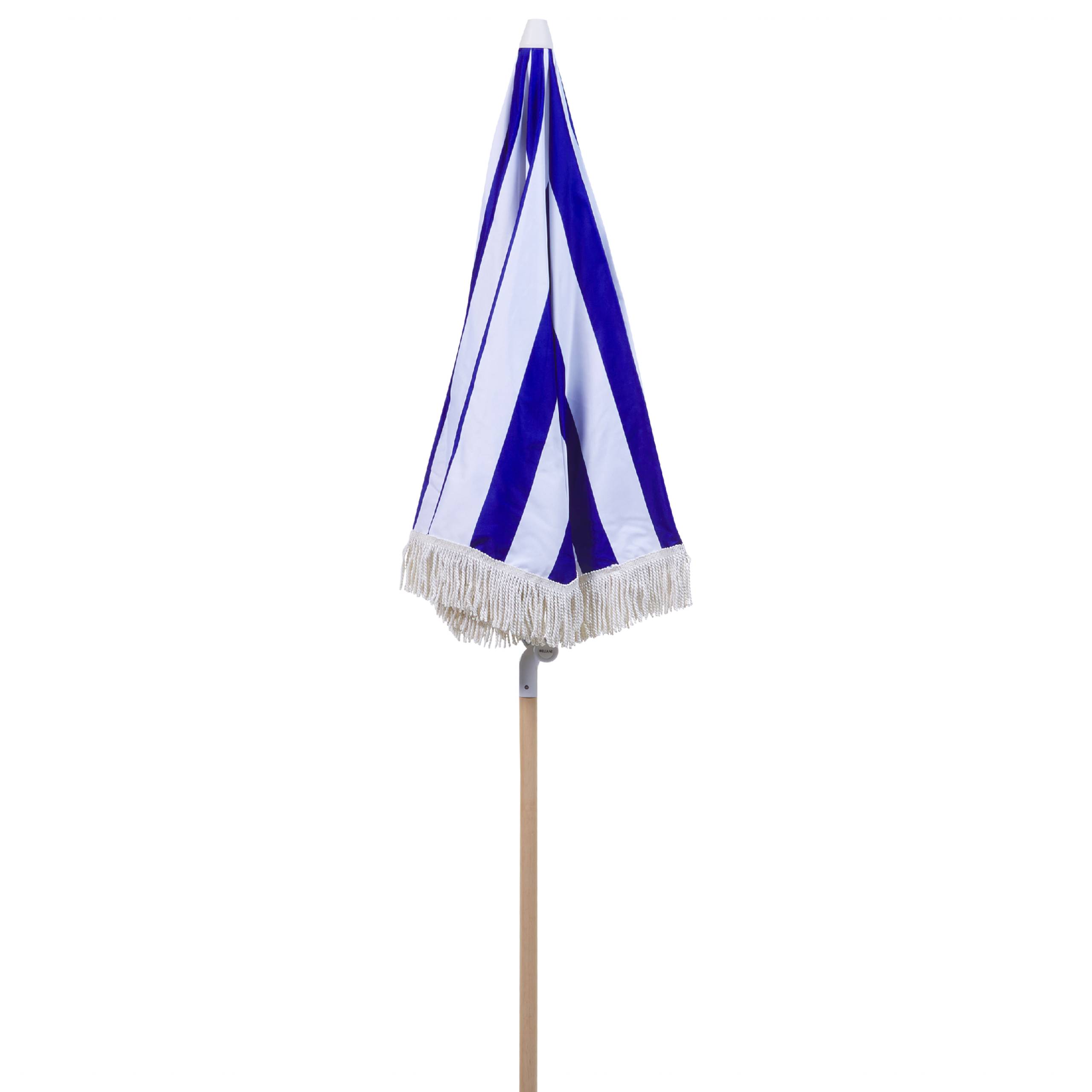 Beliani - Parasol droit Tissu Bleu MONDELLO Beliani - Image 3