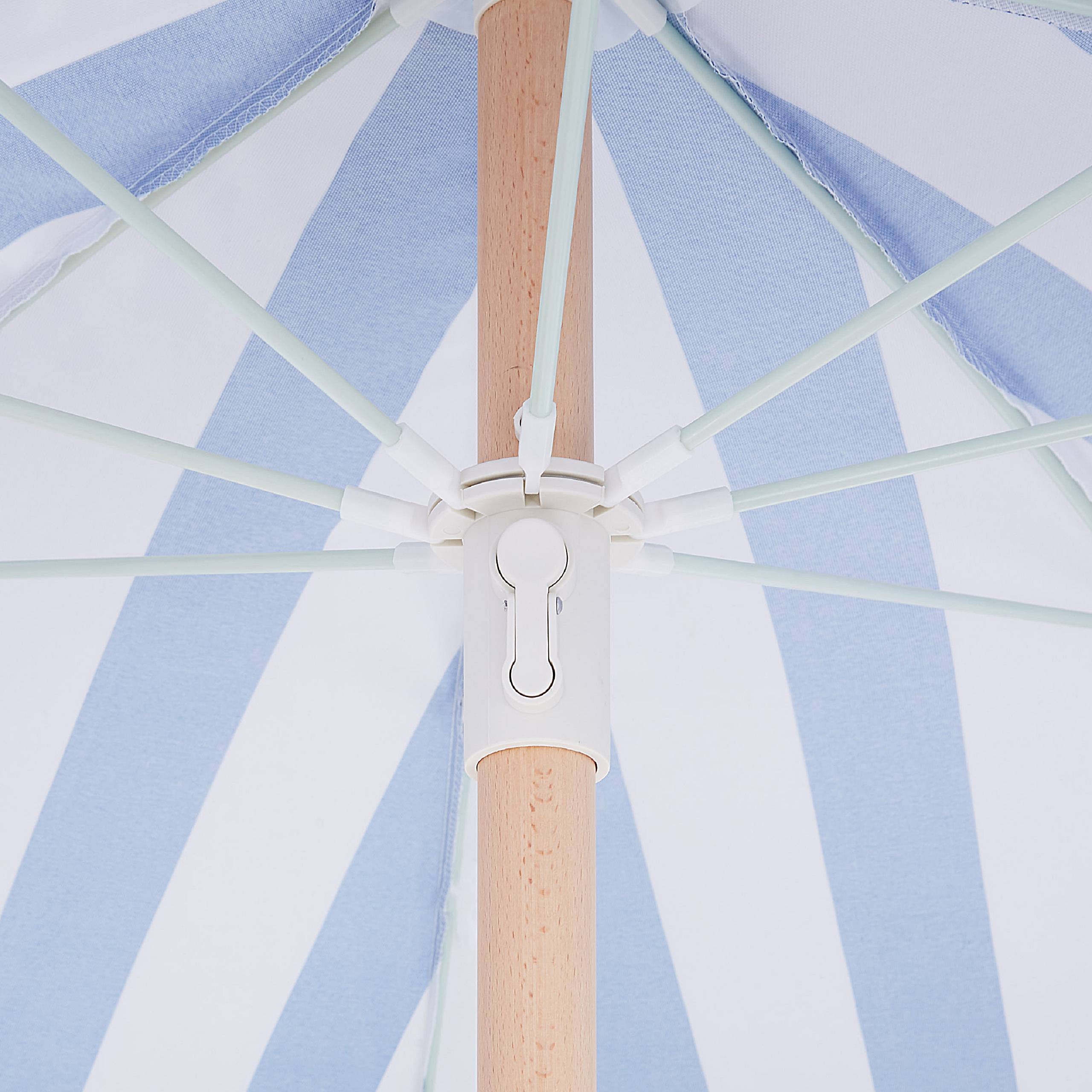 Beliani - Parasol droit Tissu Bleu MONDELLO Beliani - Image 7