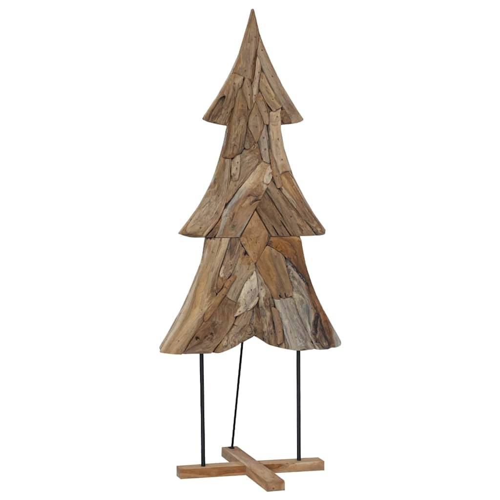 Arbre de Noël design en bois de teck massif pour décoration intérieure 180 cm – ComfortXL Outdoor Living - Image 2