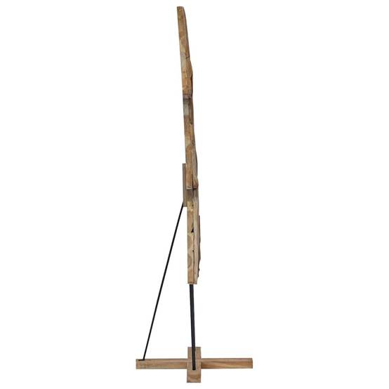 Arbre de Noël design en bois de teck massif pour décoration intérieure 180 cm – ComfortXL Outdoor Living - Image 5