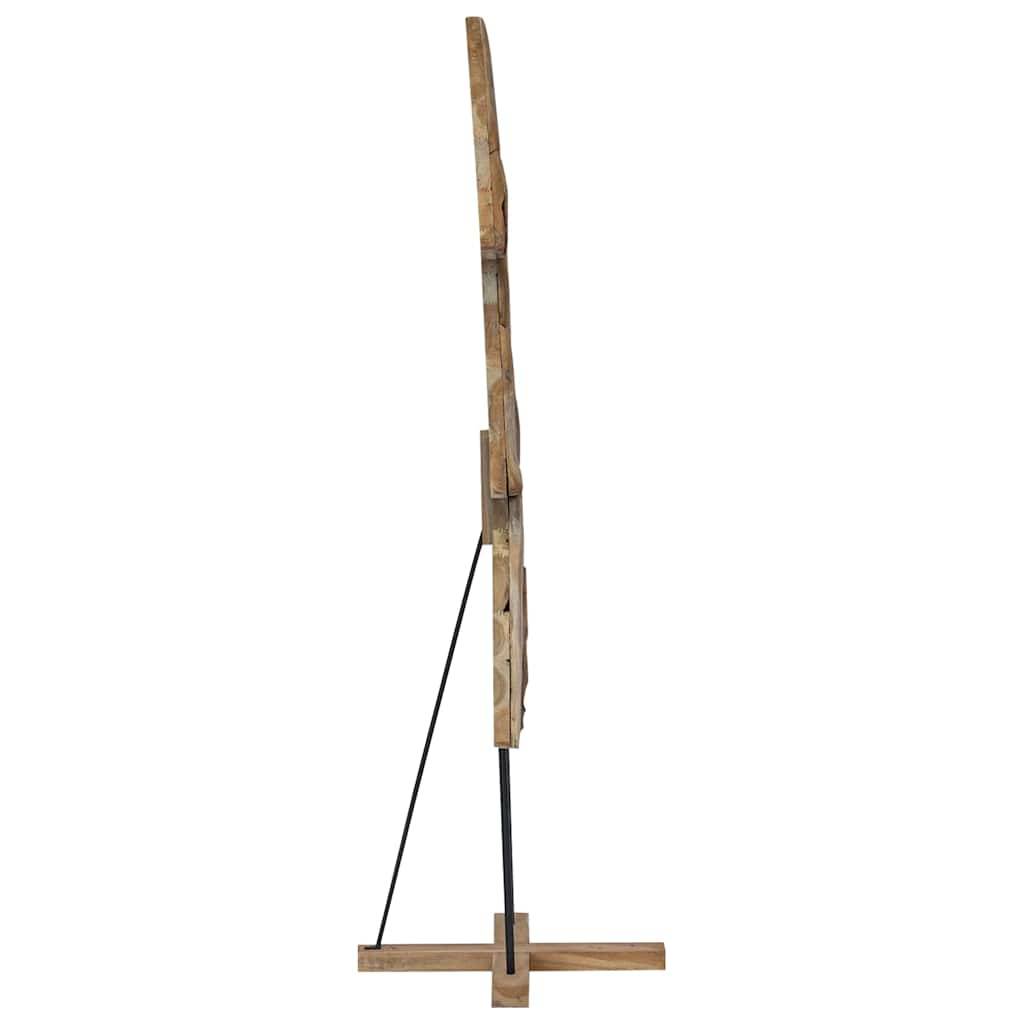 Arbre de Noël design en bois de teck massif pour décoration intérieure 180 cm – ComfortXL Outdoor Living - Image 5