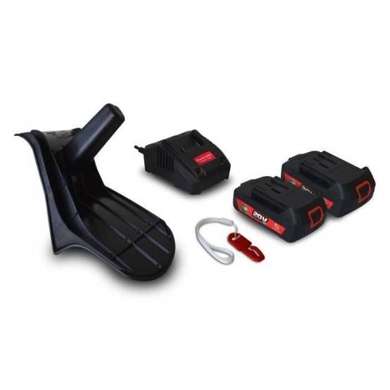 Elem Garden Technic - Tondeuse a Gazon a batterie 37cm 40V (2x 20V 2Ah) - Moteur induction - Fonction mulching- TDE40V37-LI2BF - Image 2