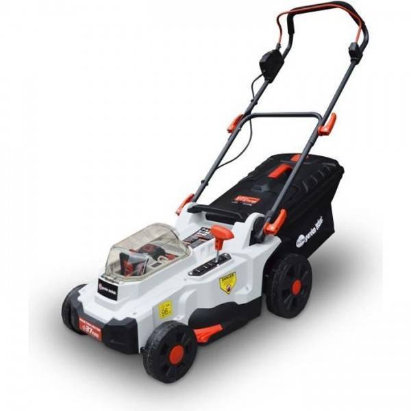 Elem Garden Technic - Tondeuse a Gazon   a batterie 37cm 40V (2x 20V 2Ah) - Moteur induction - Fonction mulching- TDE40V37-LI2BF - Image 1