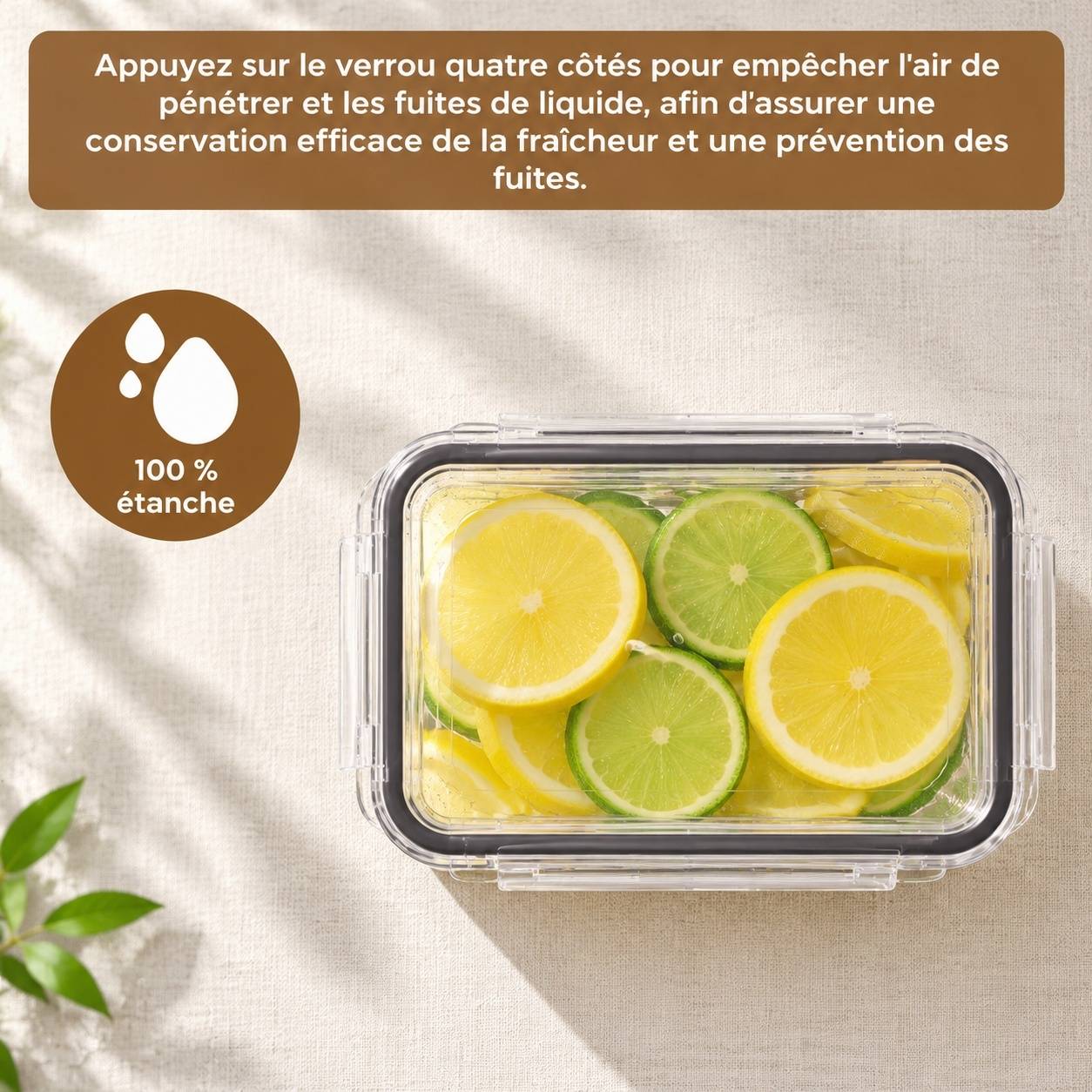 Set de 50 Boîtes Alimentaires Hermétiques Plastique Réutilisables - Image 6