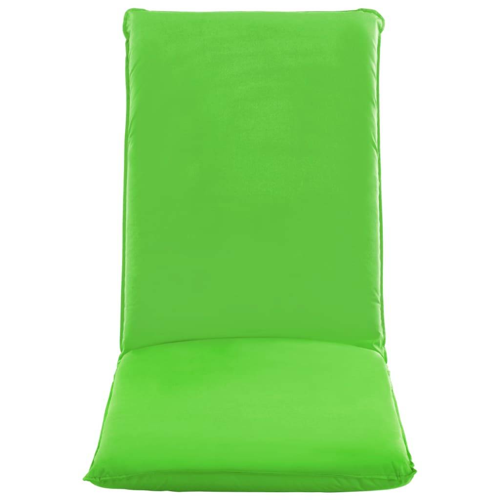 Helloshop26 - Transat chaise longue bain de soleil lit de jardin terrasse meuble d'extérieur pliable tissu oxford vert - Image 3