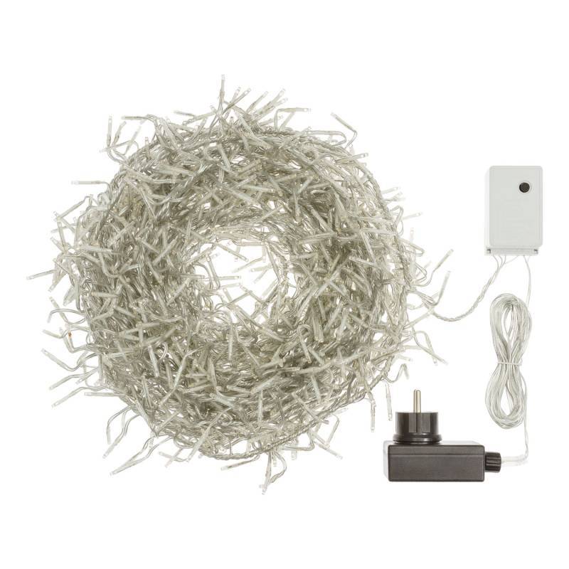 Lotti - Guirlande Boa 11,5M 1100 microLED blanc froid 8 modes câble transparent Lotti - Image 3