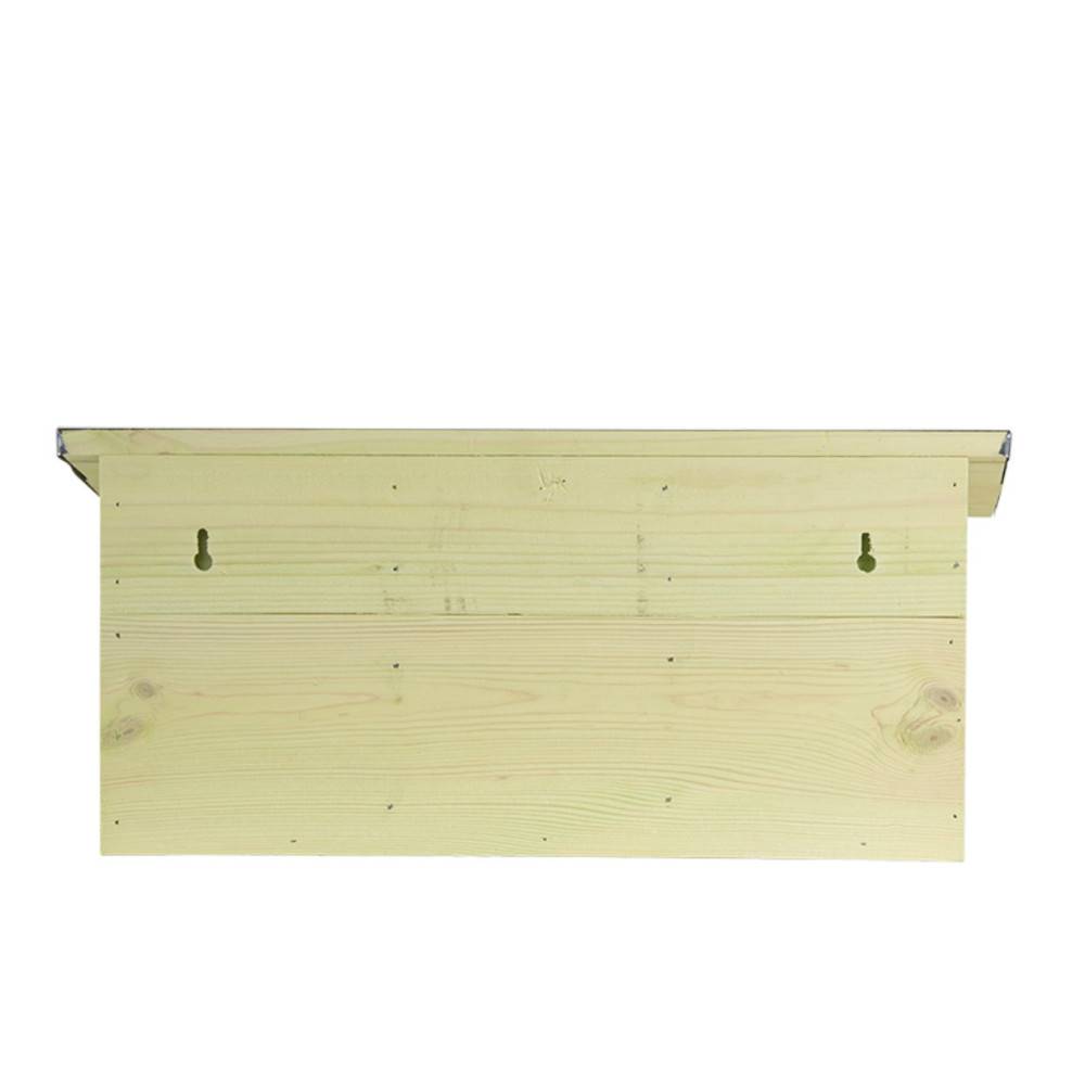 animallparadise - Appartement pour moineaux, horizontal, en bois pin, zinc, pour oiseaux. - Image 4