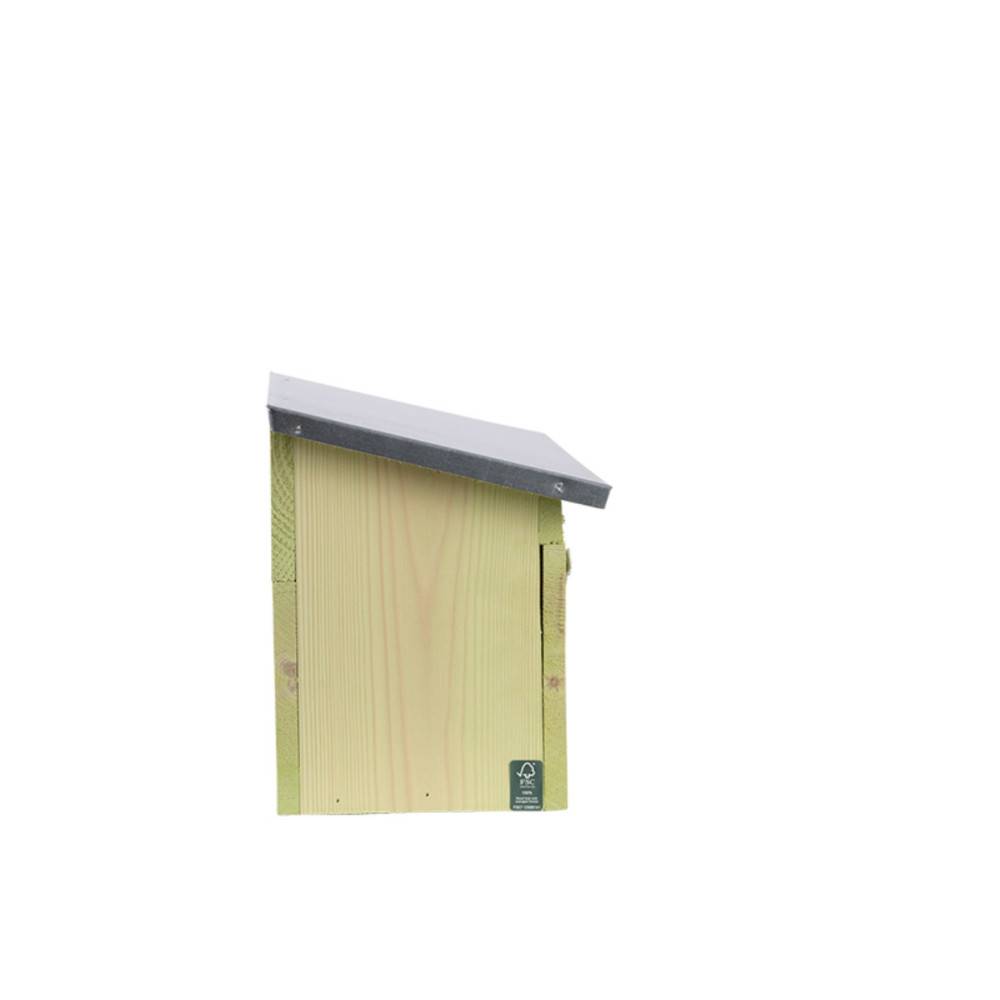 animallparadise - Appartement pour moineaux, horizontal, en bois pin, zinc, pour oiseaux. - Image 7