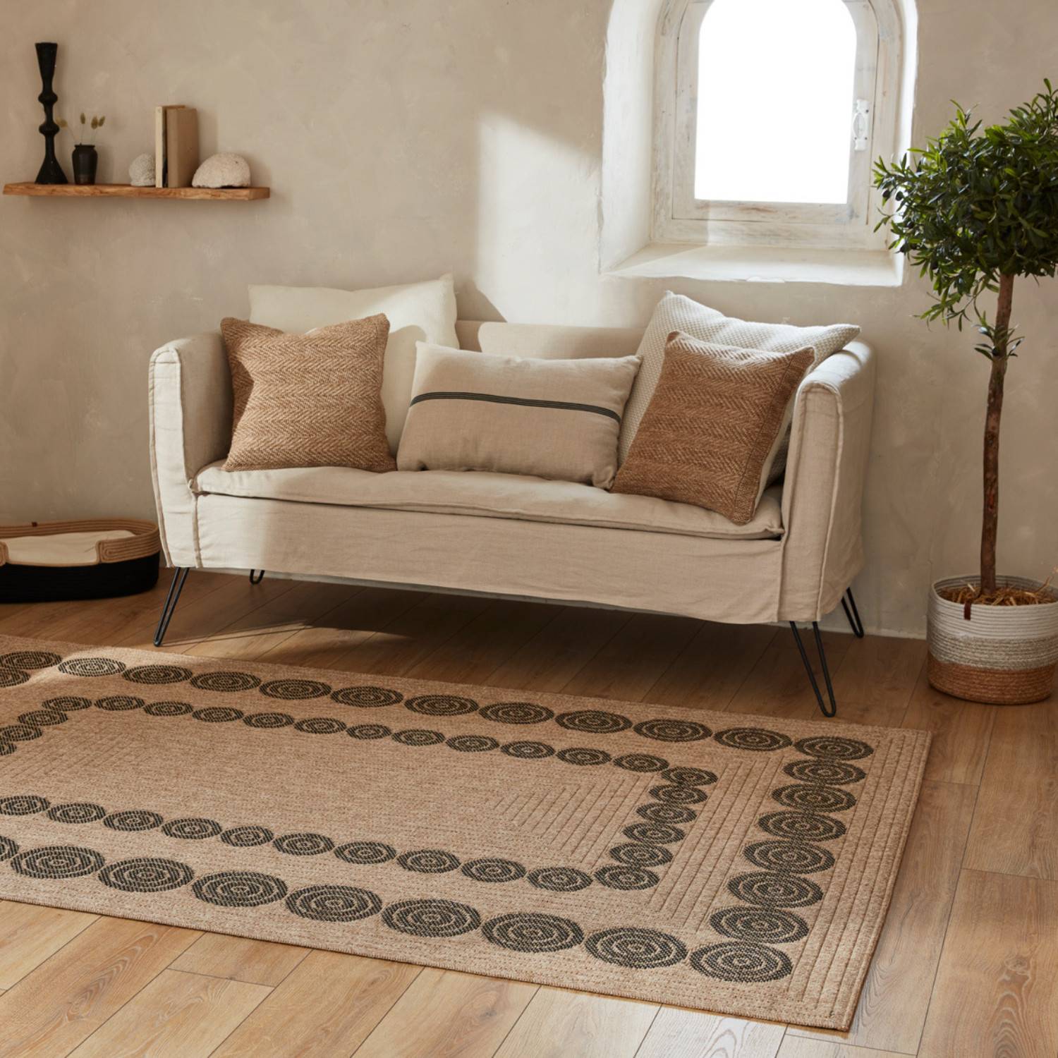 Autre - Tapis intérieur et extérieur naturel 200x290cm - Image 1