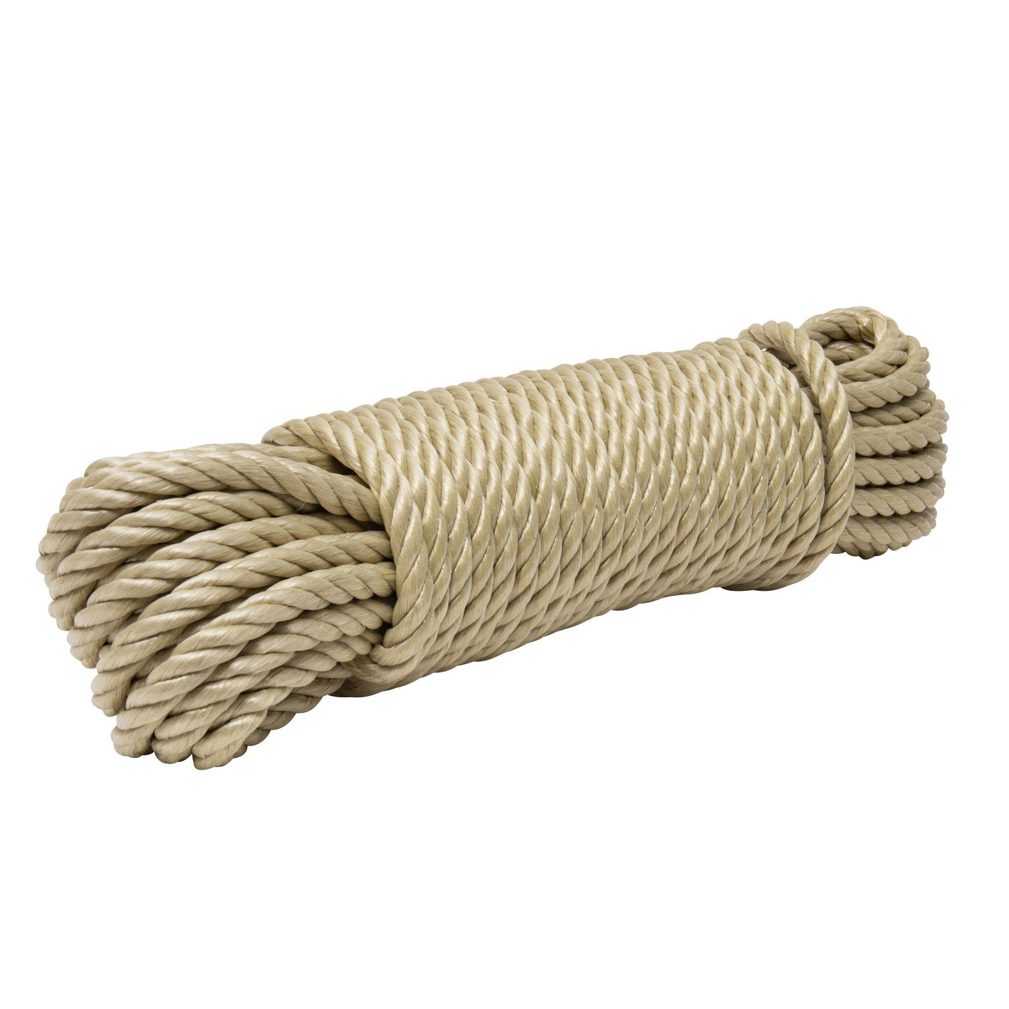 Corde beige 25m WERKA PRO - Ø 14 mm (résistance ± 2300 kg) - Image 1