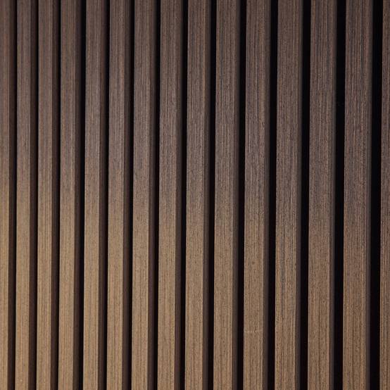 sweeek - Set de 4 panneaux muraux acoustiques décoratifs en feutrine et MDF noyer 60x120cm - Kyoto | sweeek - Image 6